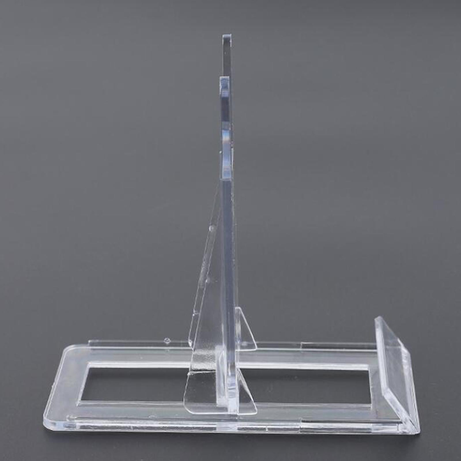 5x Adjustable Clear Display Stand Desk Table Display Stand Holder