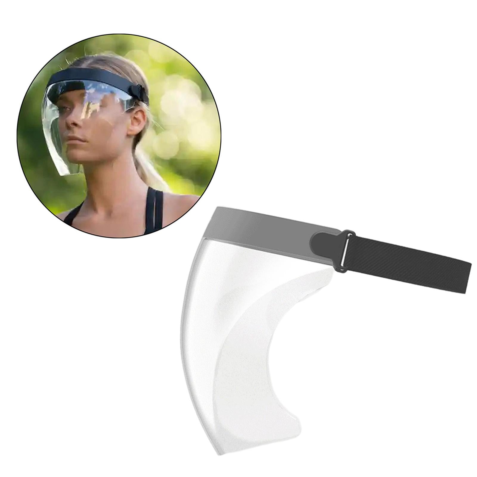 Clear Safety Full Face Shield Masks Visor Cover Anti Splash Grey