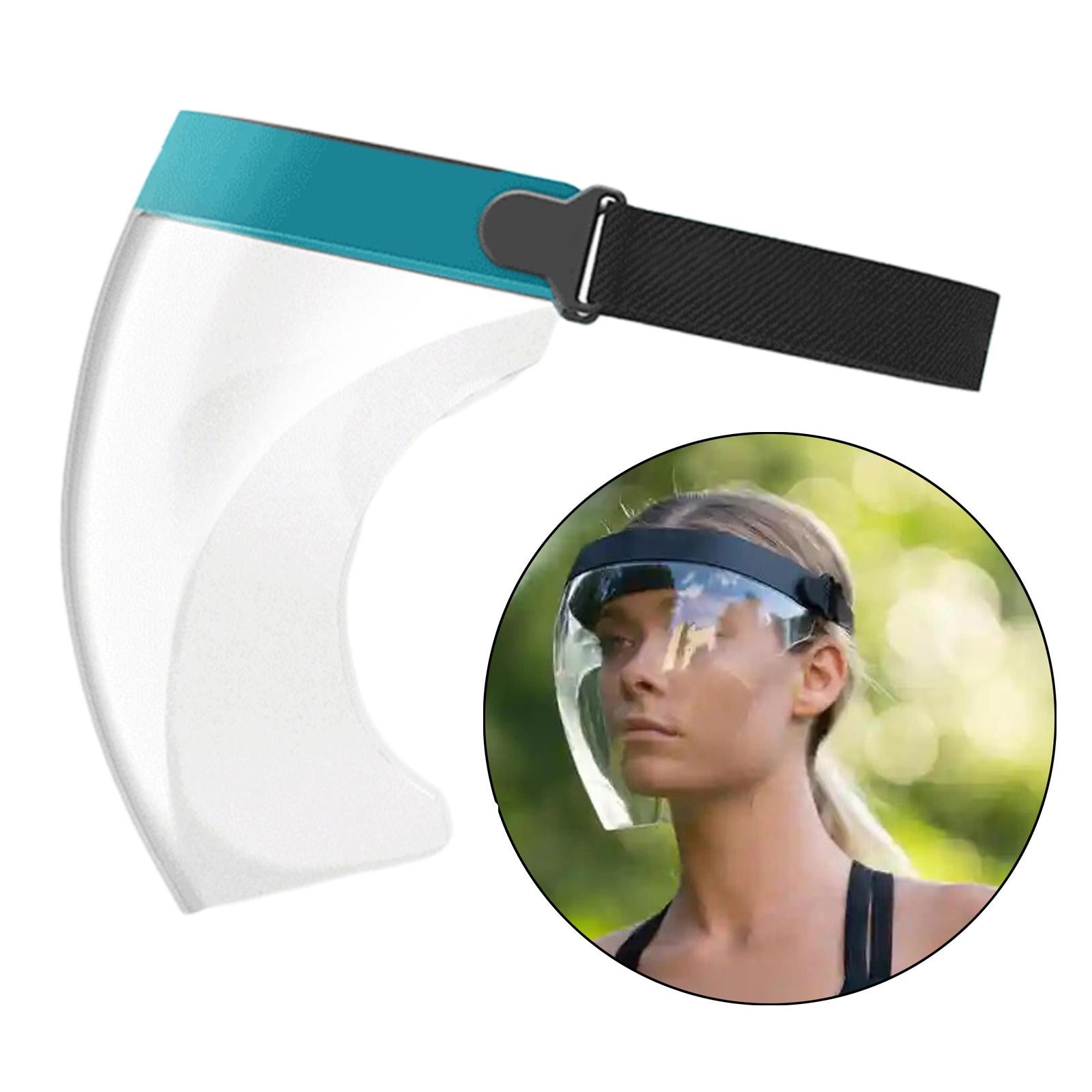 Clear Safety Anti-fog Full Face Shield Face Cover Anti Splash Green