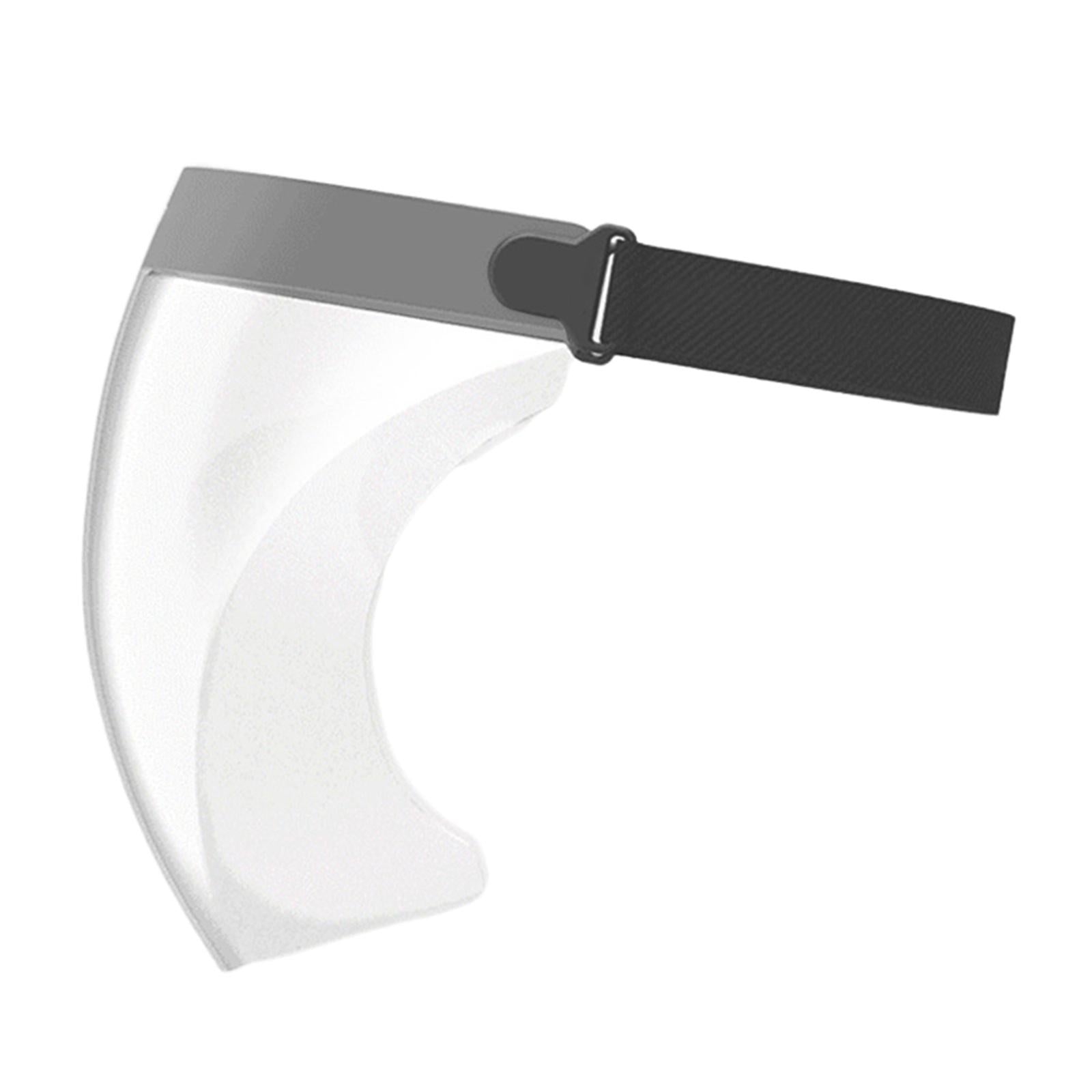 Clear Safety Anti-fog Full Face Shield Face Cover Anti Splash Grey