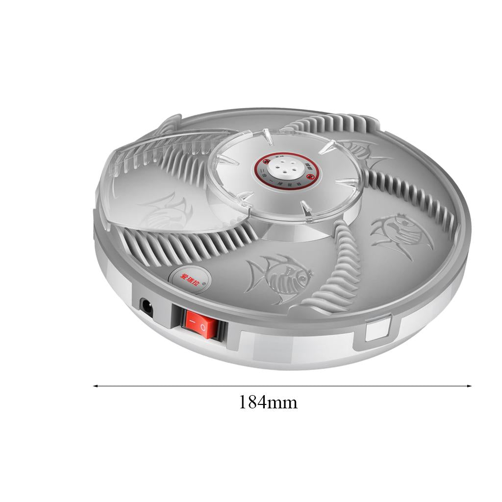 Electric Rotation Fly Trap Mosquito Flycatcher Repellents Gray Rechargeable