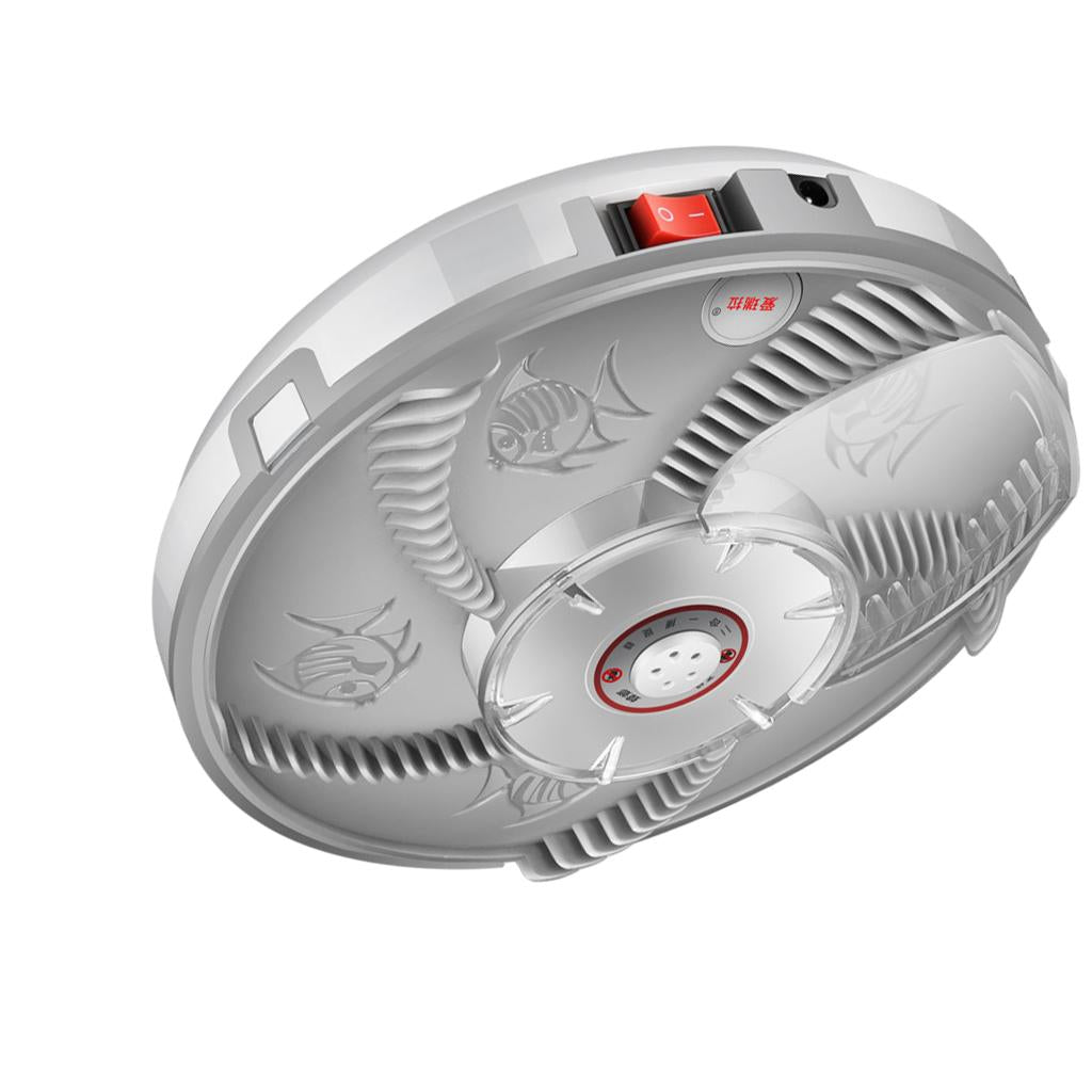 Electric Rotation Fly Trap Mosquito Flycatcher Repellents Gray Rechargeable