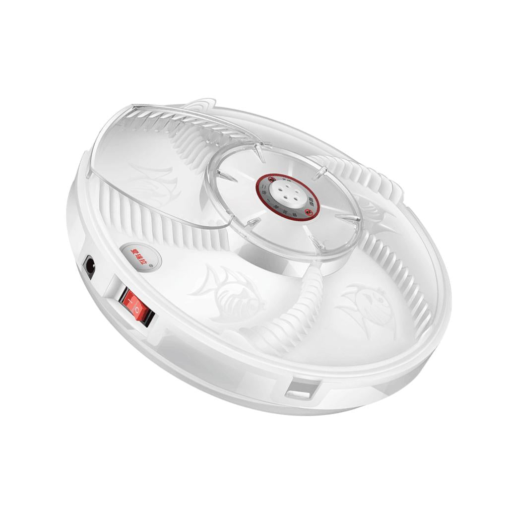 Electric Rotation Fly Trap Mosquito Flycatcher Repellents White USB Charging