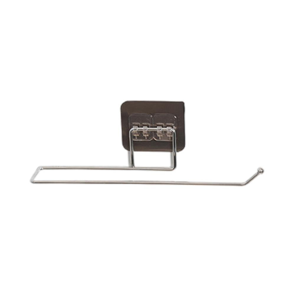 Punch-Free Toilet Paper Holder Self Adhesive Rack Wall Mounted Kitchen