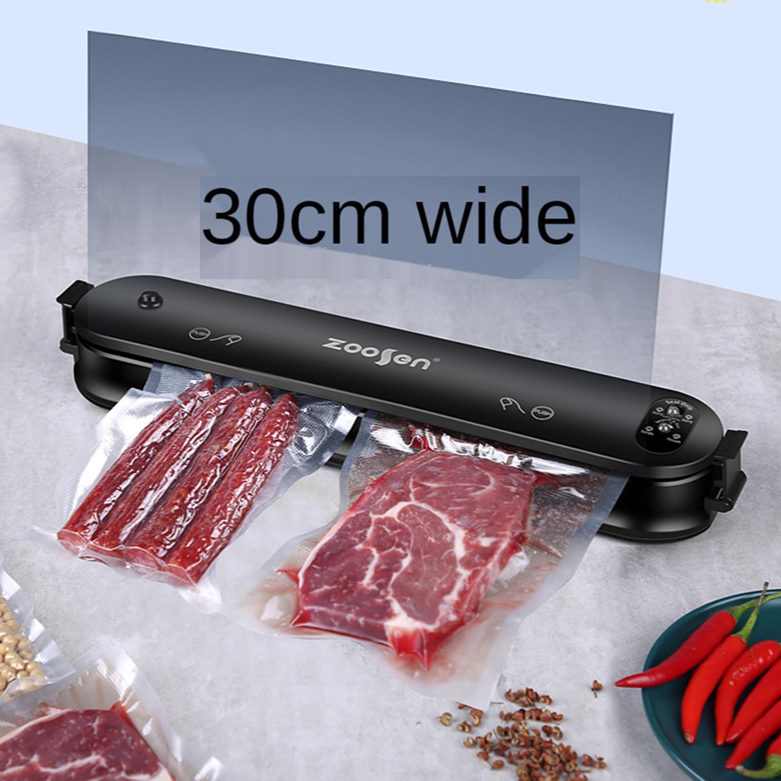 Food Vacuum Air Sealer Machine Kitchen Tools Portable Plug-Japan Black