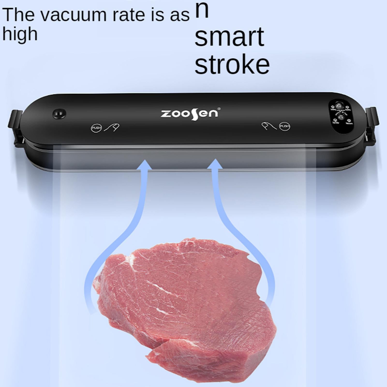Food Vacuum Air Sealer Machine Kitchen Tools Portable Plug-Japan Black