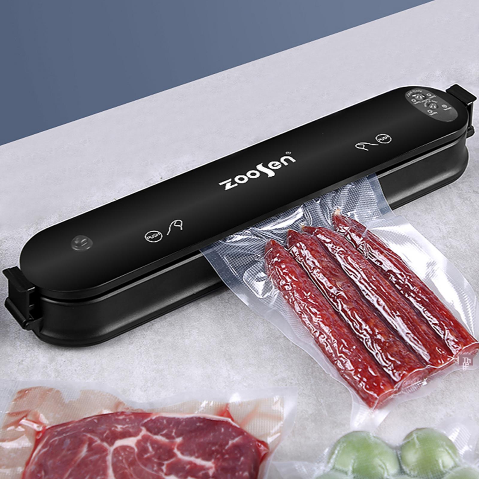 Food Vacuum Air Sealer Machine Kitchen Tools Portable Plug-US Black