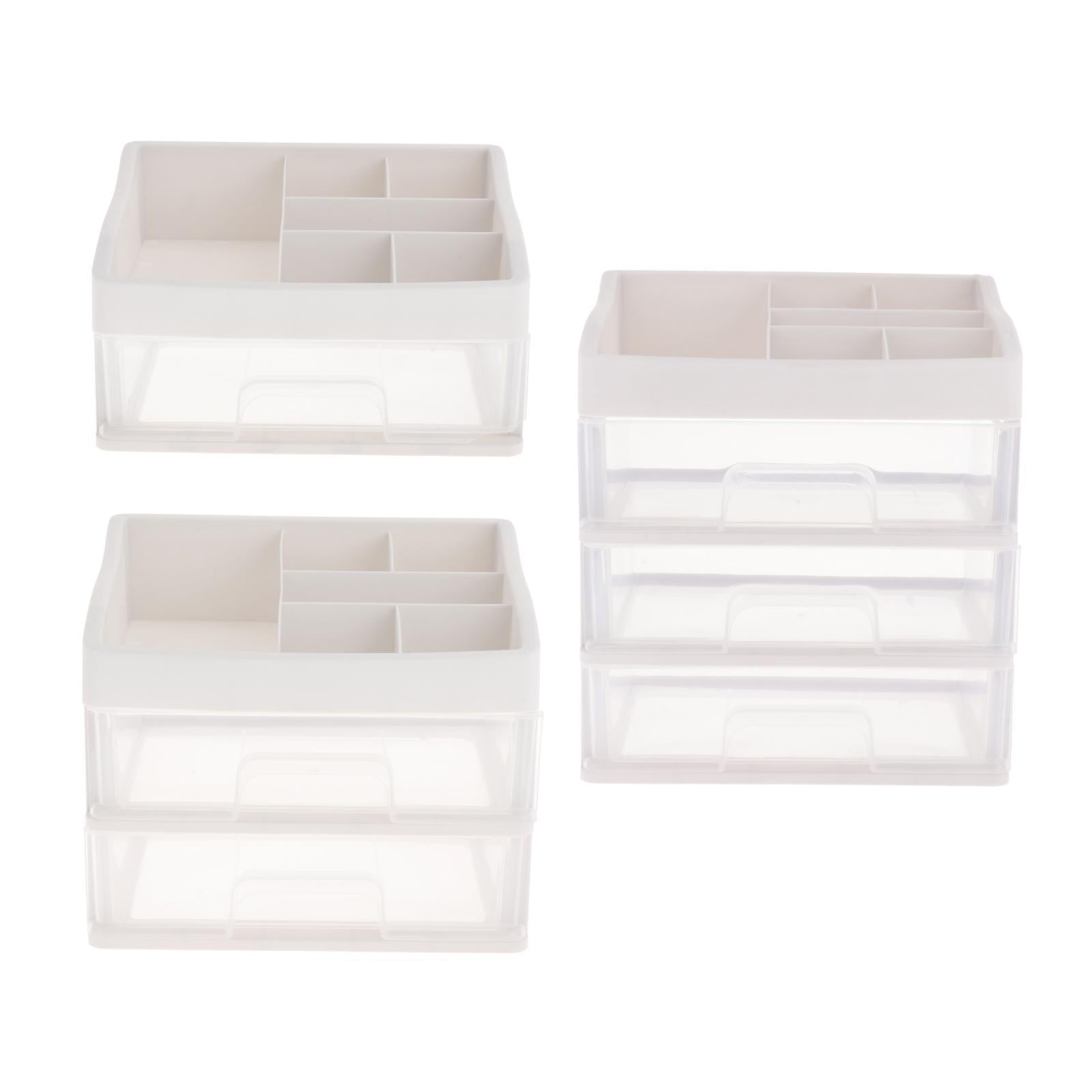 Multi-Function Makeup Storage Box Desk Organizer for Desktop Countertop 23.3x17x13.5cm