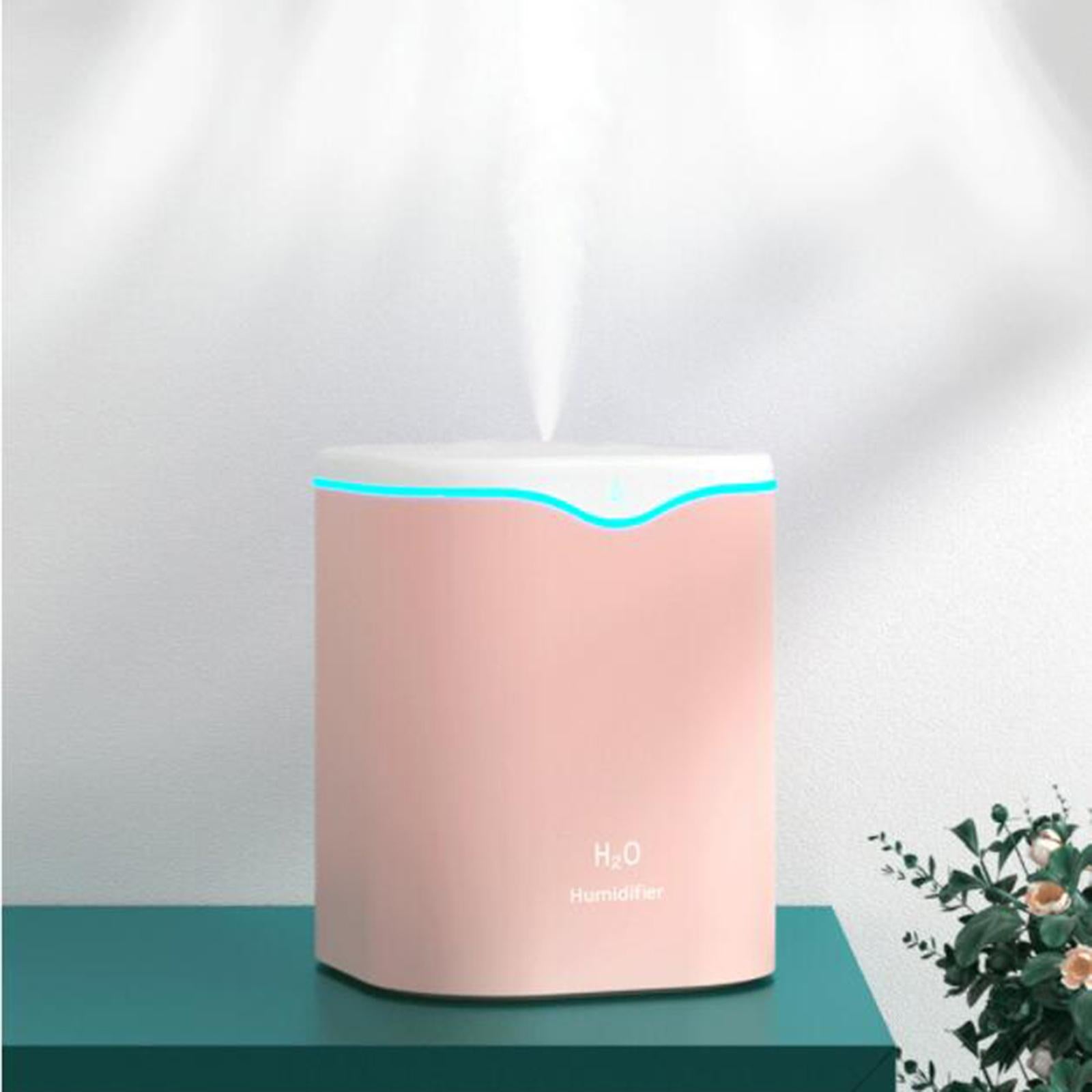 Mute Air Humidifier Large Capacity Essential Oil Diffuser for Home Pink
