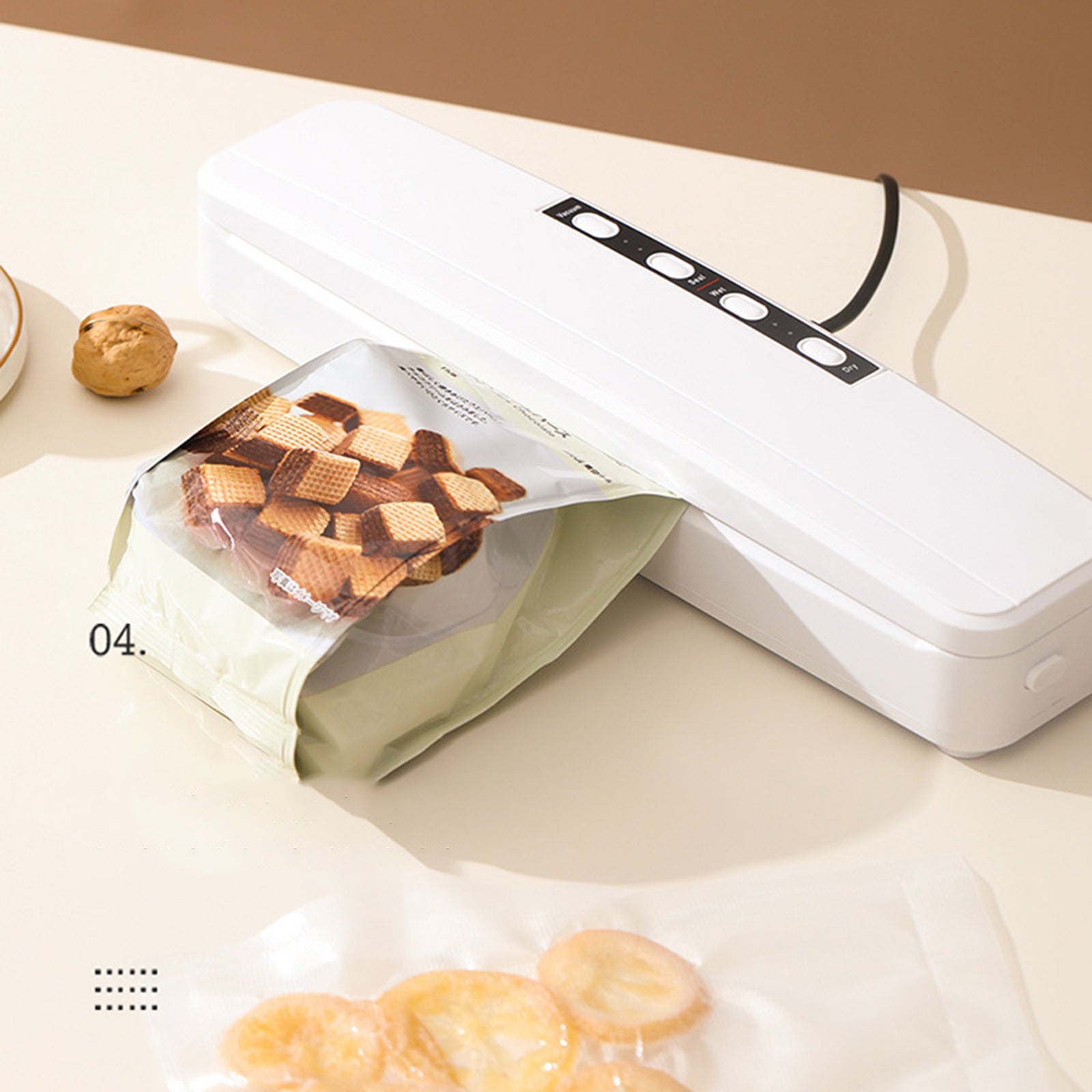 Portable Food Vacuum Sealer Machine Kitchen Tools Food Preservation Plug-US