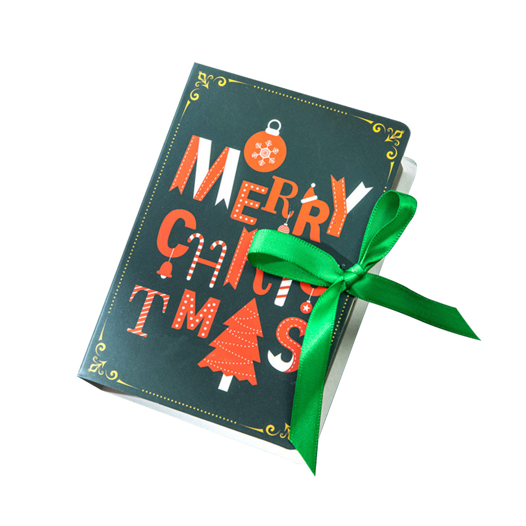 Xmas Party Food Box Kids Meal Sweet Candy, Gift, Lunch Santa Boy Girls green English