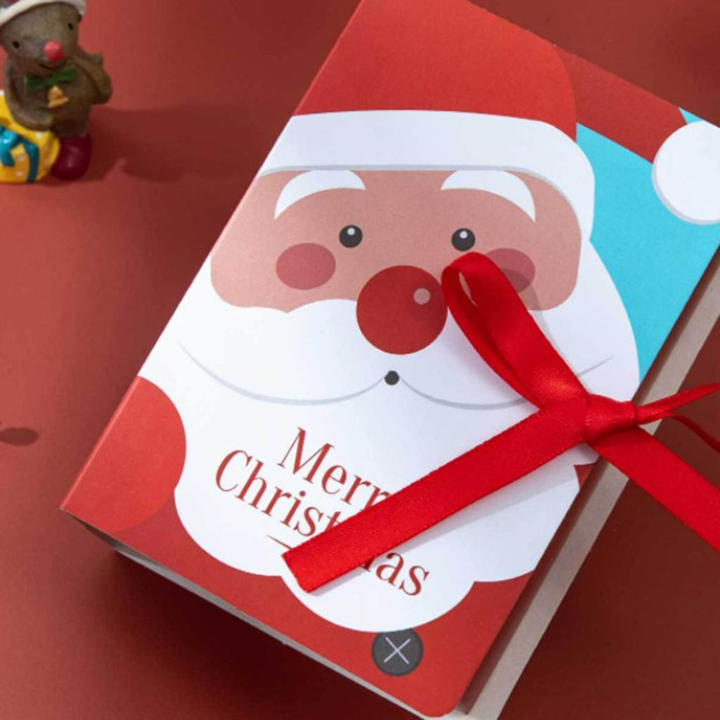 Xmas Party Food Box Kids Meal Sweet Candy, Gift, Lunch Santa Boy Girls Santa Claus
