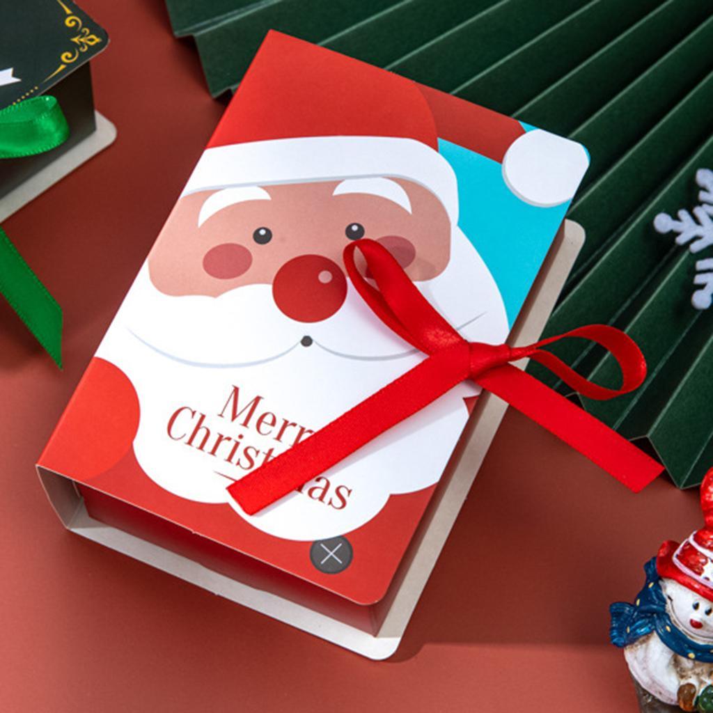 Xmas Party Food Box Kids Meal Sweet Candy, Gift, Lunch Santa Boy Girls Santa Claus