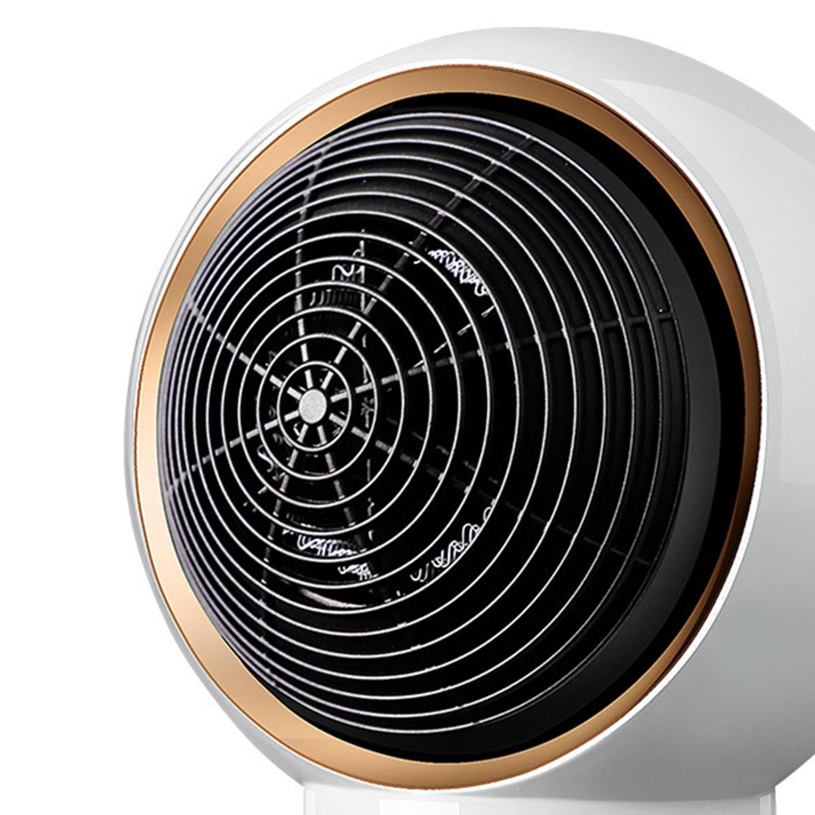 Space Heater Bedroom Heating Fan Overheat Protection Thermostat Home Indoor White