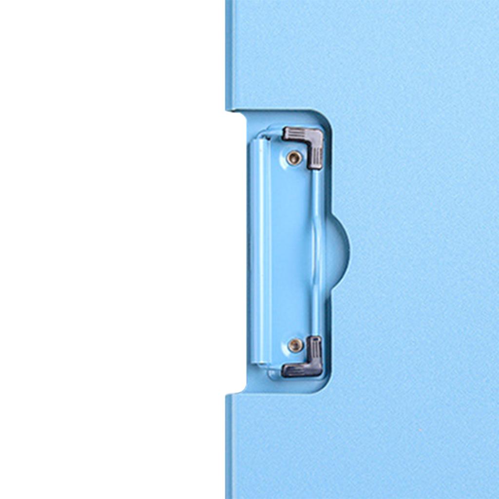 File Folders File Organizer Frosted Multifunctional A4 Clipboard for School Horizontal Blue