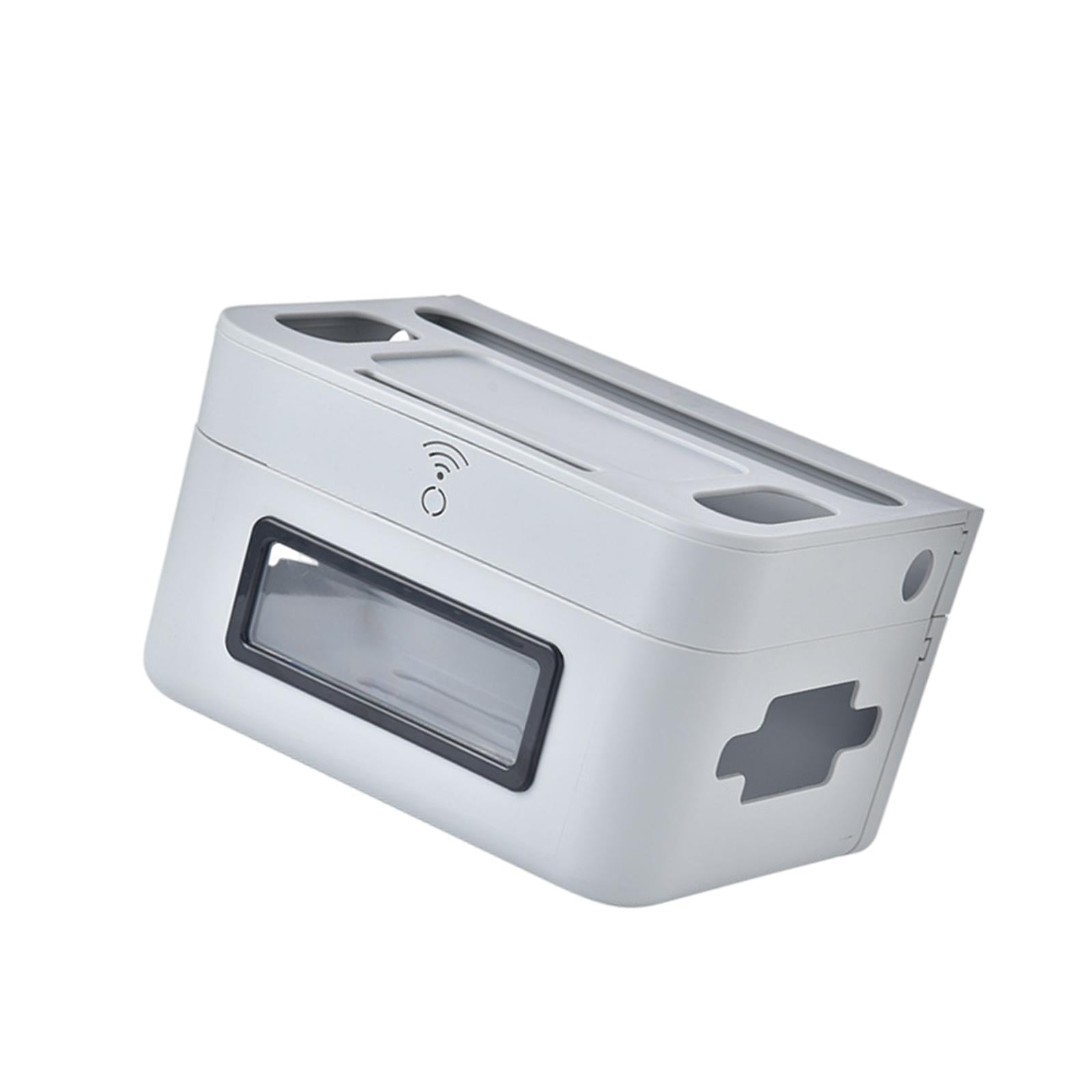 Storage Case Cord Organizer Baby-Pets Proof Safety Wall Hanging for Computer Grey L