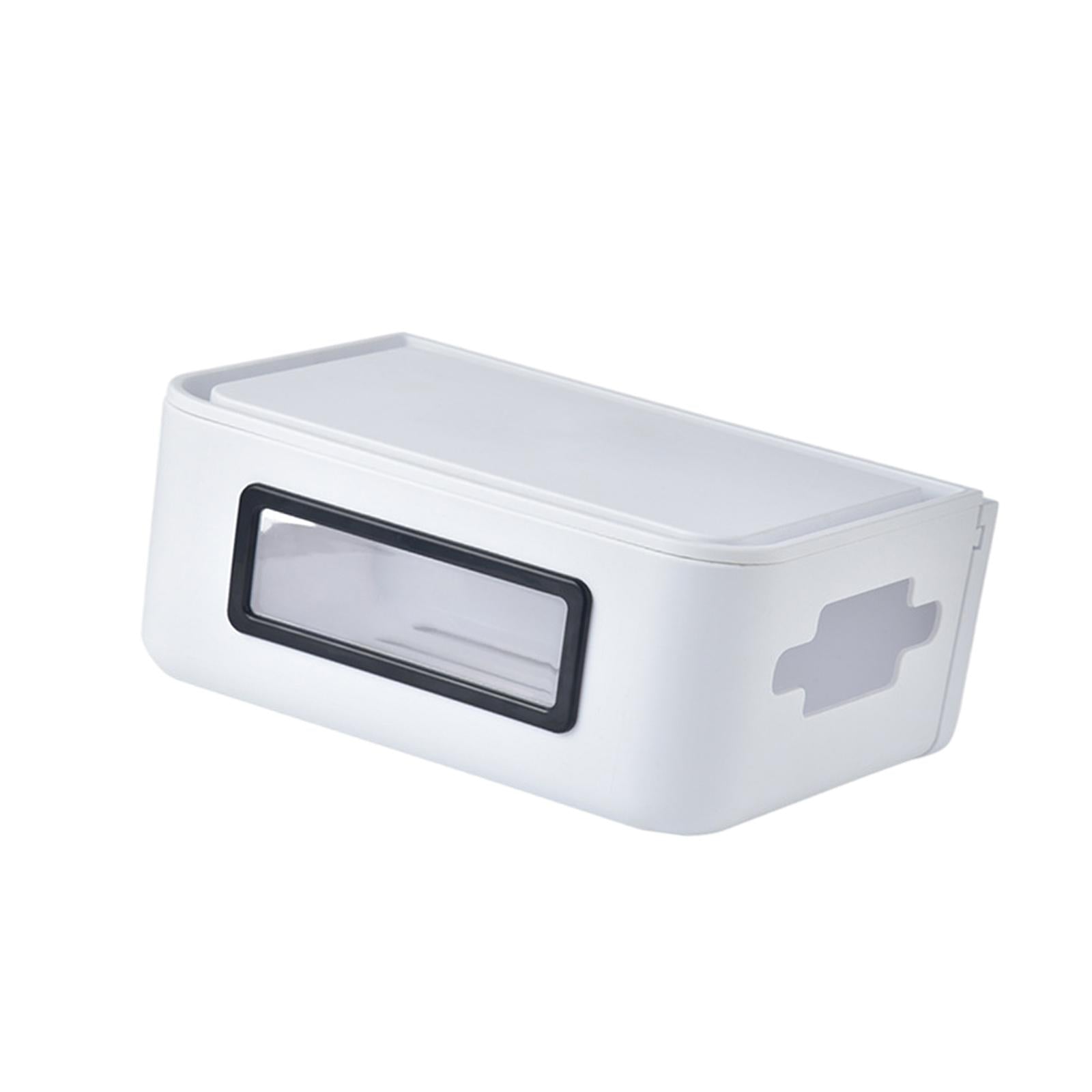 Storage Case Cord Organizer Baby-Pets Proof Safety Wall Hanging for Computer White S