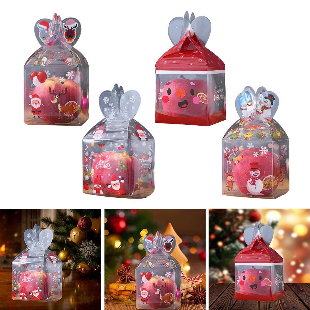 Candy Boxes Party Favors Holiday Cookies Boxes Xmas Kid Gift Box Santa Claus