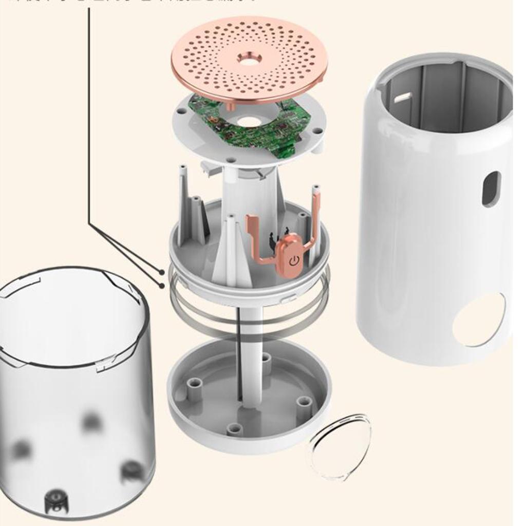 0.5L Air Humidifier USB Portable Ultrasonic Mini for Bedroom Room Bedside green