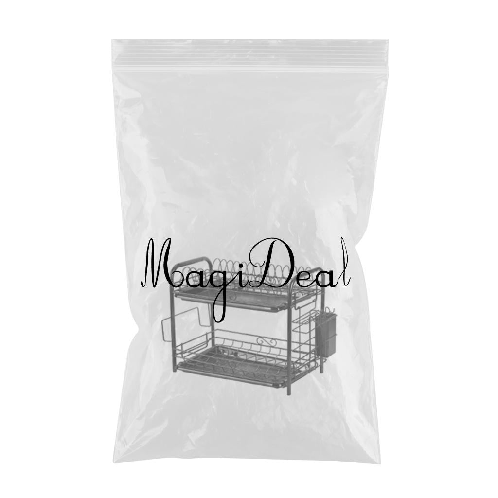 Multi-Functional Dish Drying Rack Tableware Organizer Kitchen Supplies 2 Tier