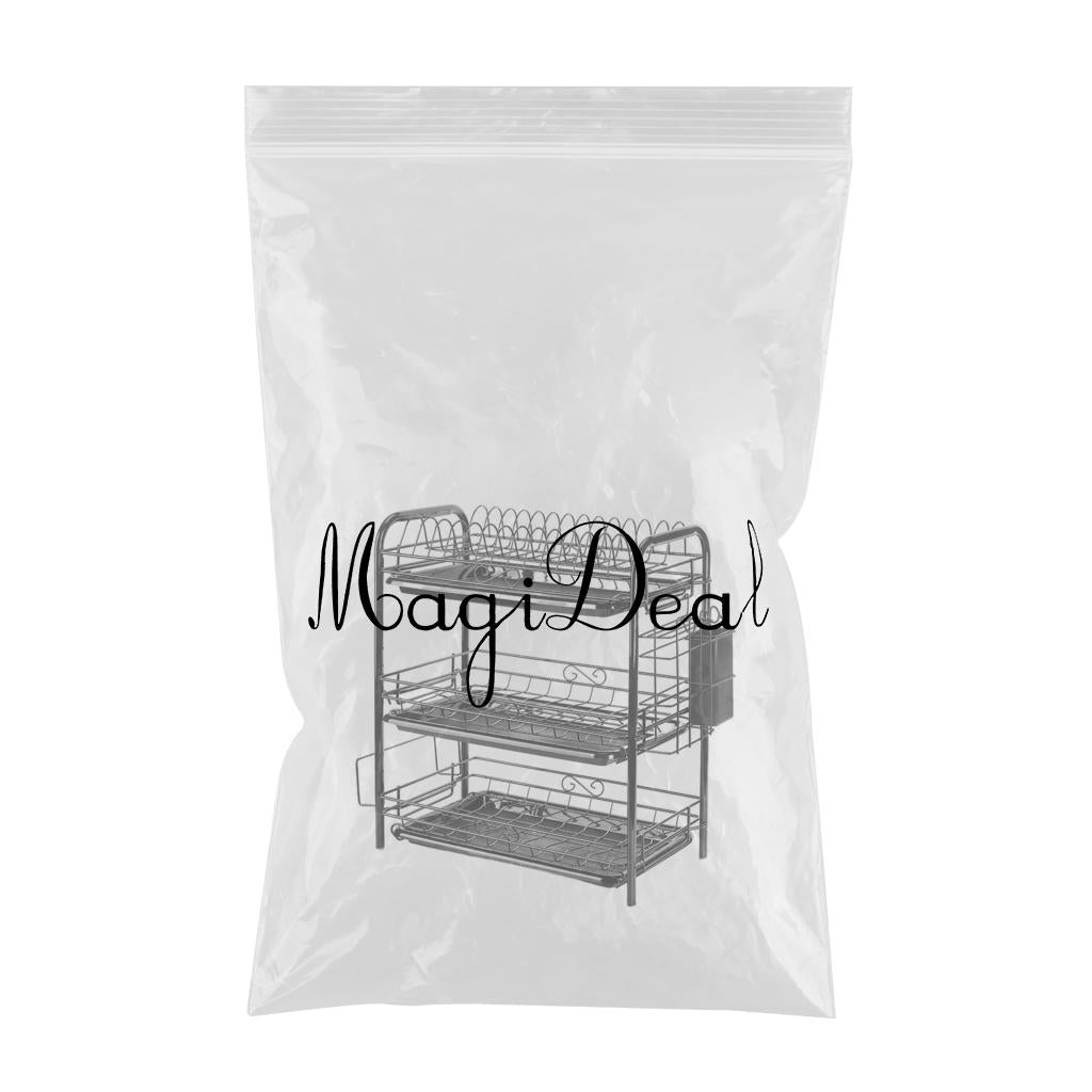 Multi-Functional Dish Drying Rack Tableware Organizer Kitchen Supplies 3 Tier