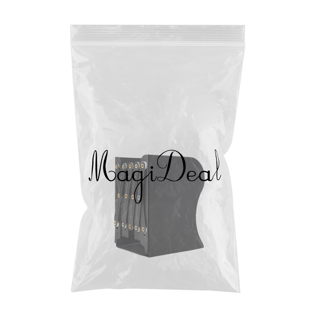 Retractable Bookend Desktop Book Holder Organizer Stand for Office XL Black