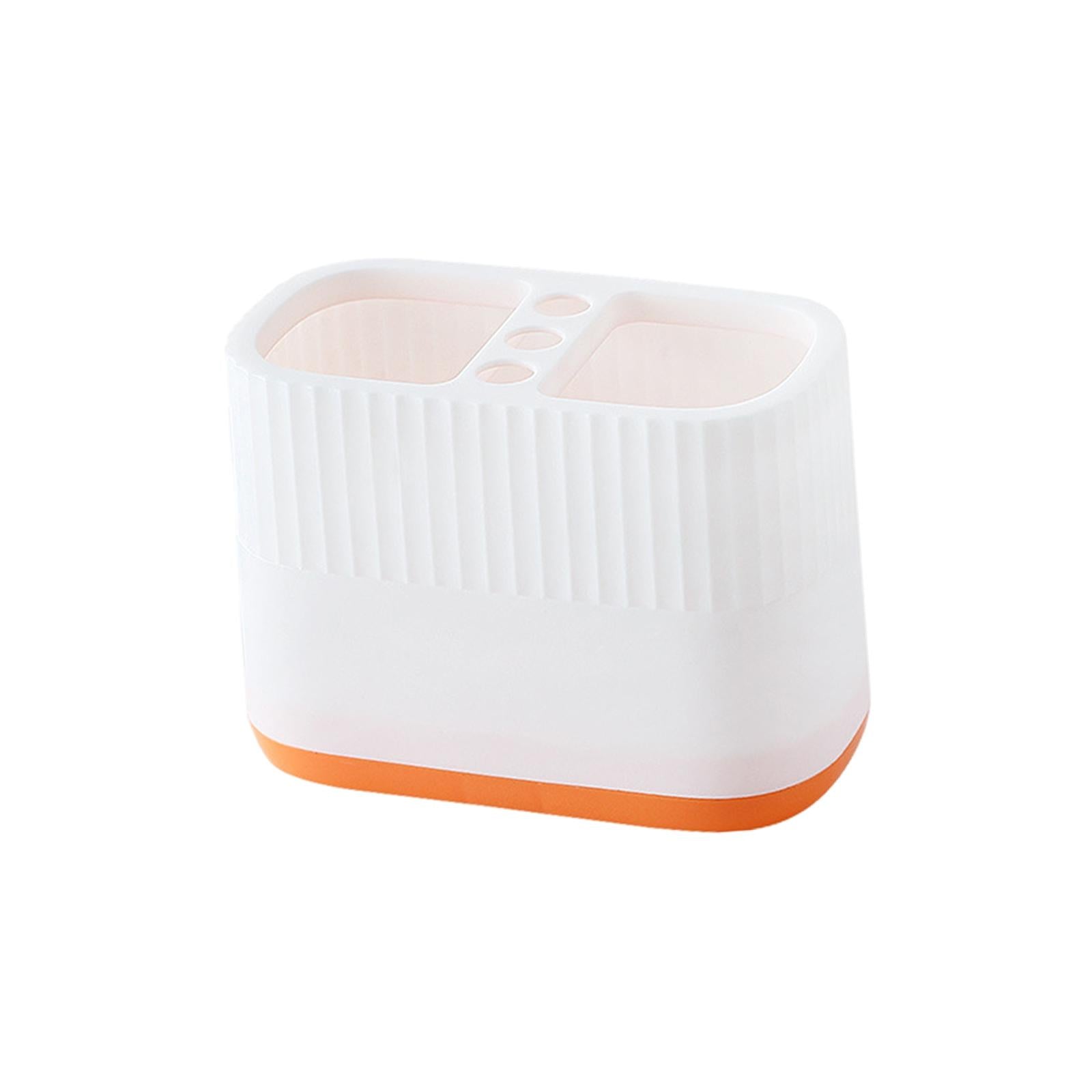Multi-Function Pen Holder Pencil Pot Pen Tube for Cabinet Office Desktop White