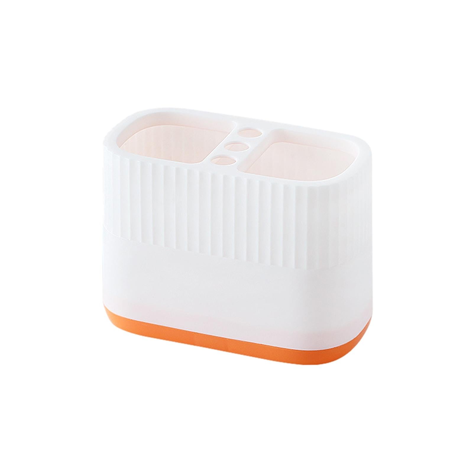 Multi-Function Pen Holder Pencil Pot Pen Tube for Cabinet Office Desktop White