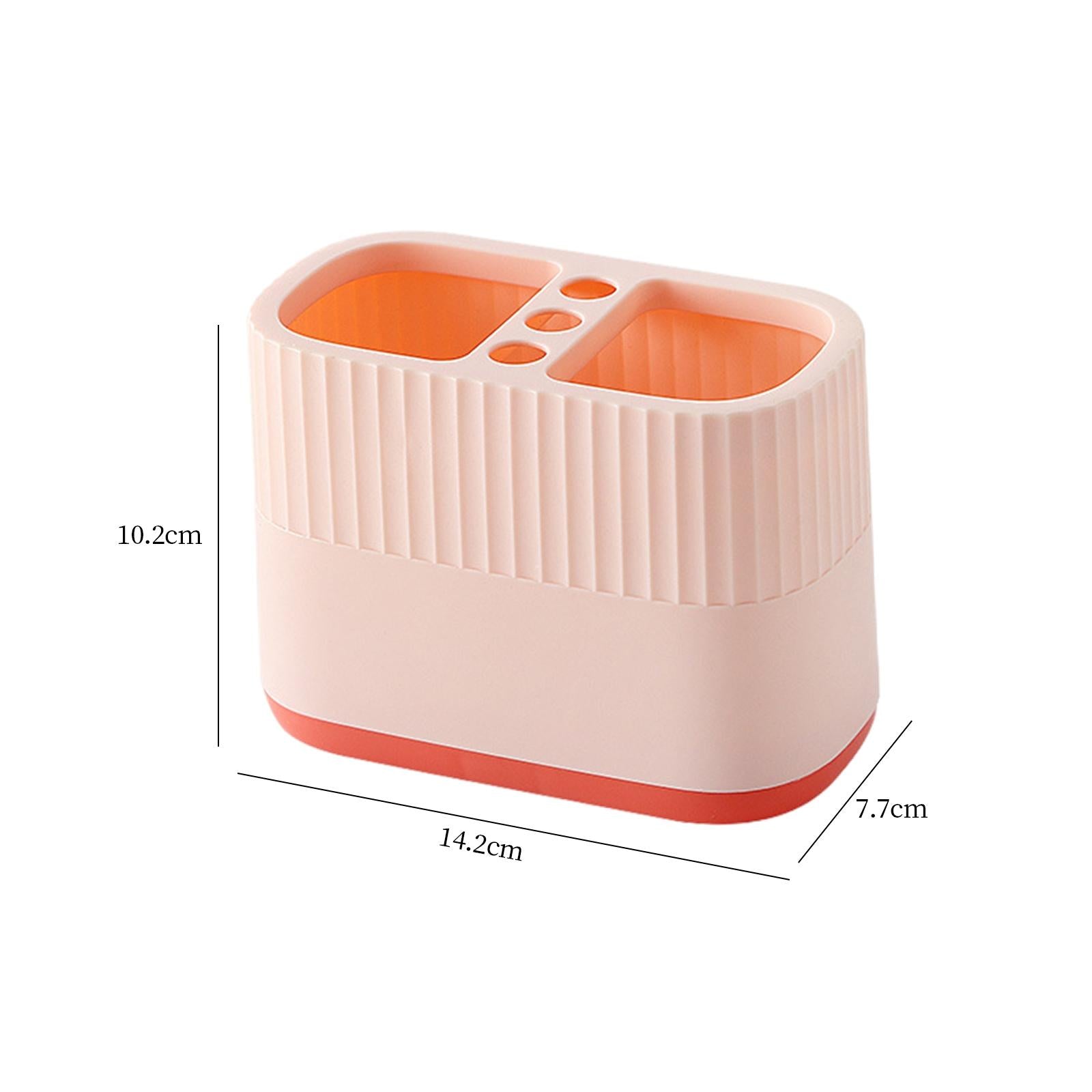 Multi-Function Pen Holder Pencil Pot Pen Tube for Cabinet Office Desktop Pink