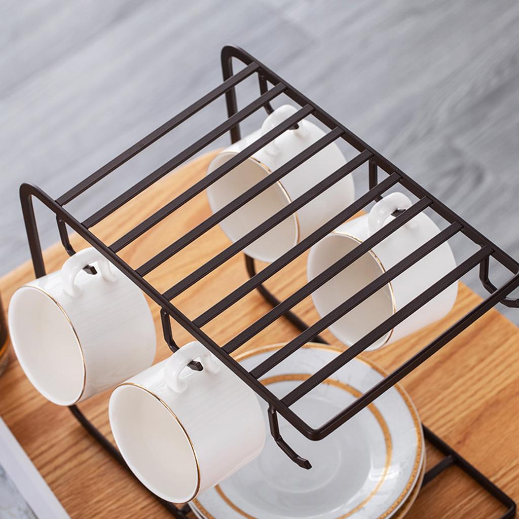 Coffee Mug Holder Drain Storage Drying Rack Drinking Cup Holder for Kitchen