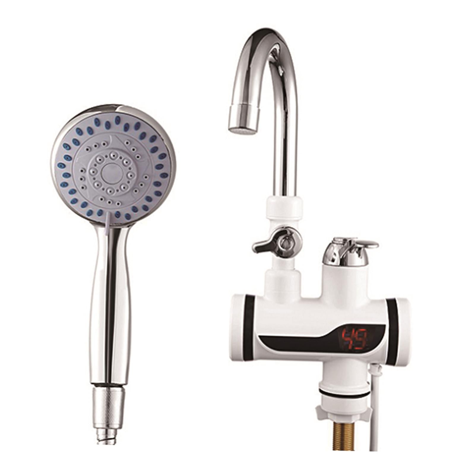 Electric Tankless Water Heater Instant Water Heating Home Bathroom 220V with Shower Under