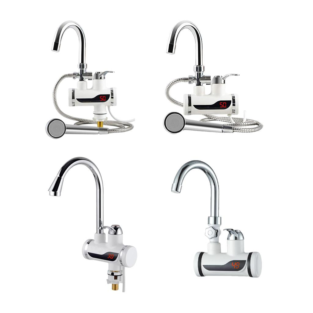 Electric Hot Water Heater Water Heater Faucet for Home Bathroom 110V Under Adapter