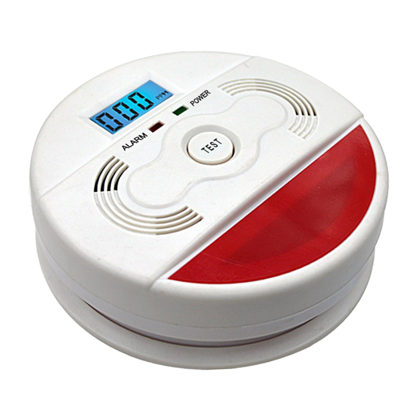 CO Sensor 85dB Warning Detection Alarm Carbon Monoxide Detector Smoke Alarm