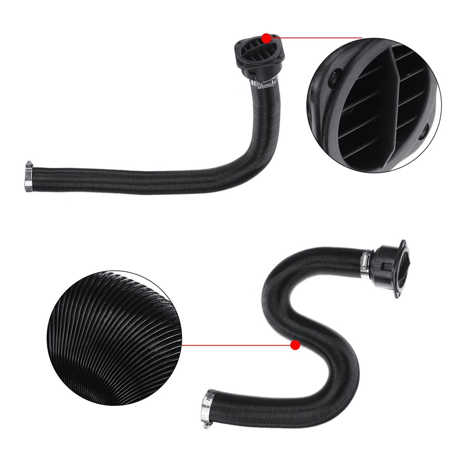 Auto Heater Pipe Ducting Kit Accessories for Air Diesel Heater 4 Holes Car