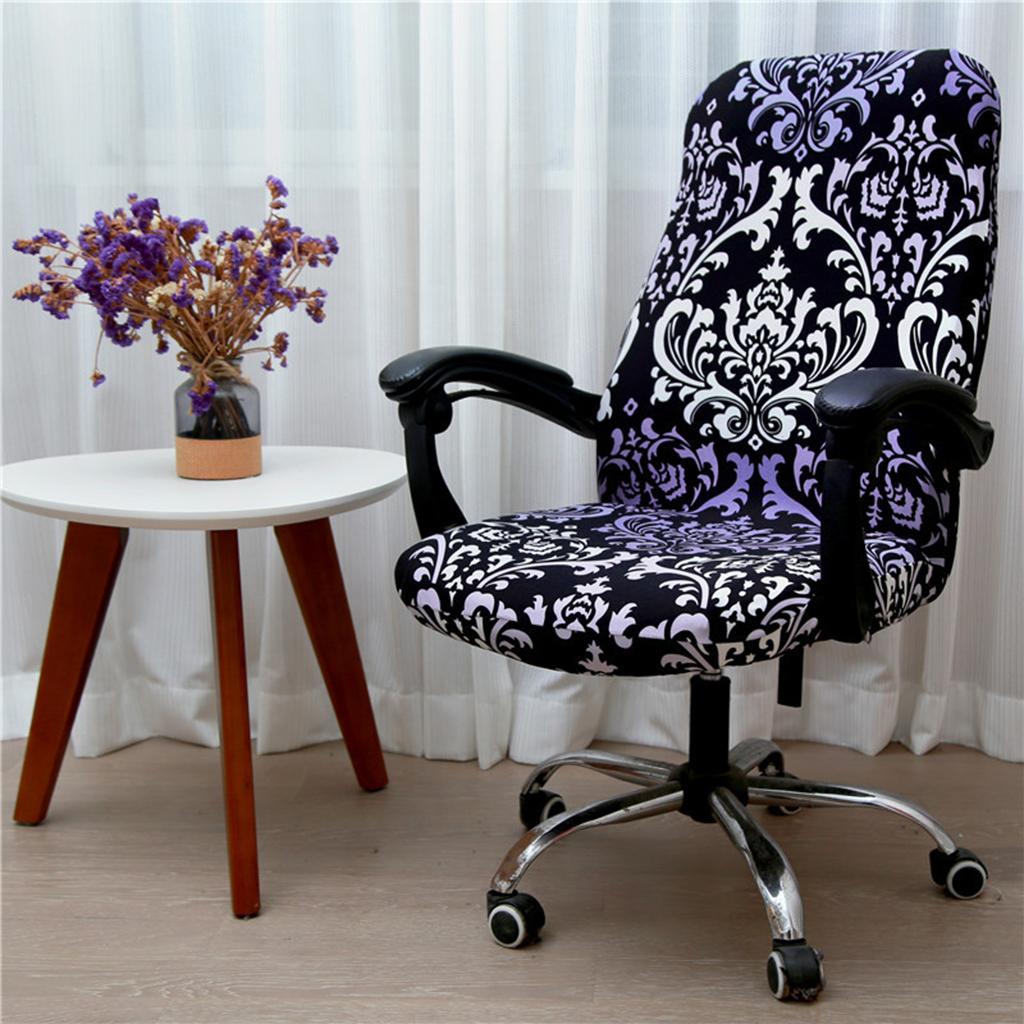 Computer Office Chair Cover Swivel Office Armchair Slipcover for Boss Chair Turkish Style
