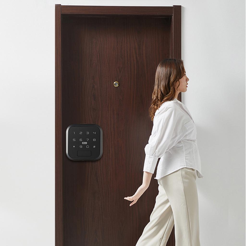 Fingerprint Password Smart Lock Home Card Fingerprint Lock Black