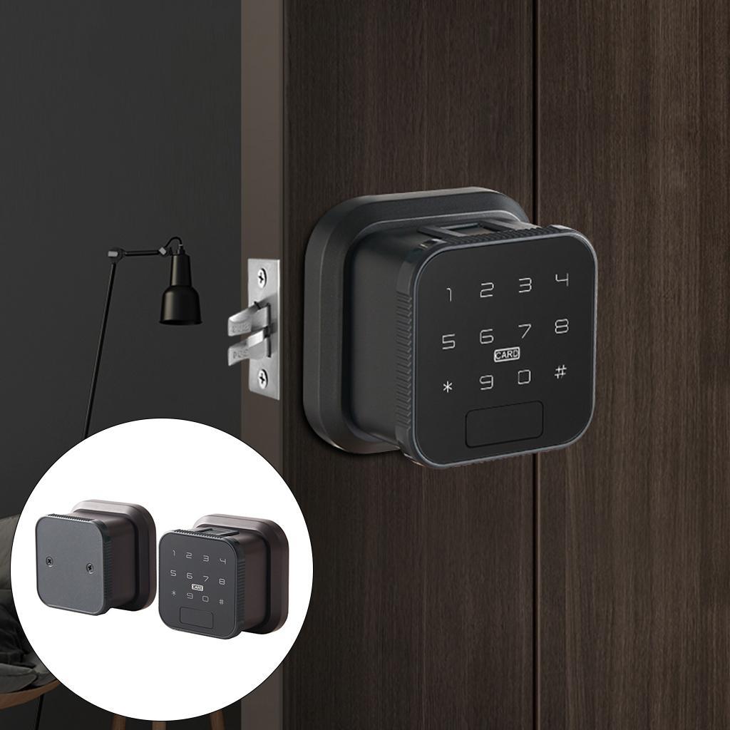 Fingerprint Password Smart Lock Home Card Fingerprint Lock Coffee Gold