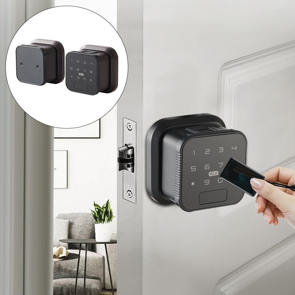Fingerprint Password Smart Lock Home Card Fingerprint Lock Coffee Gold