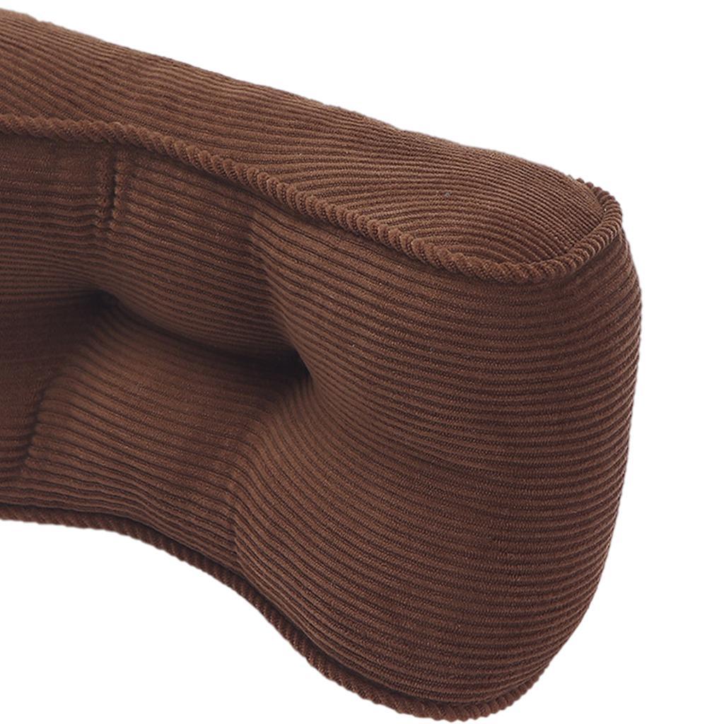 Corduroy Lumbar Back Support Cushion Waist Pillow Office Home Car Chair Coffee