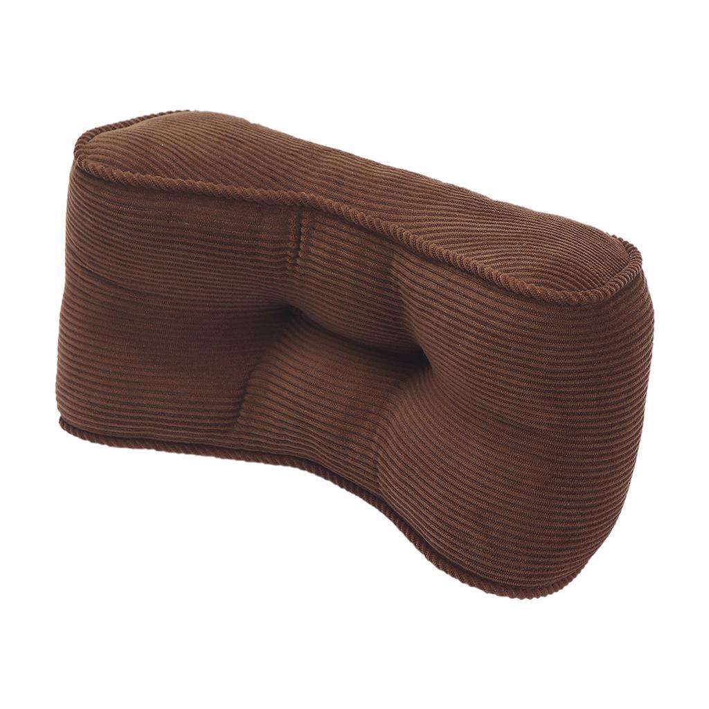 Corduroy Lumbar Back Support Cushion Waist Pillow Office Home Car Chair Coffee
