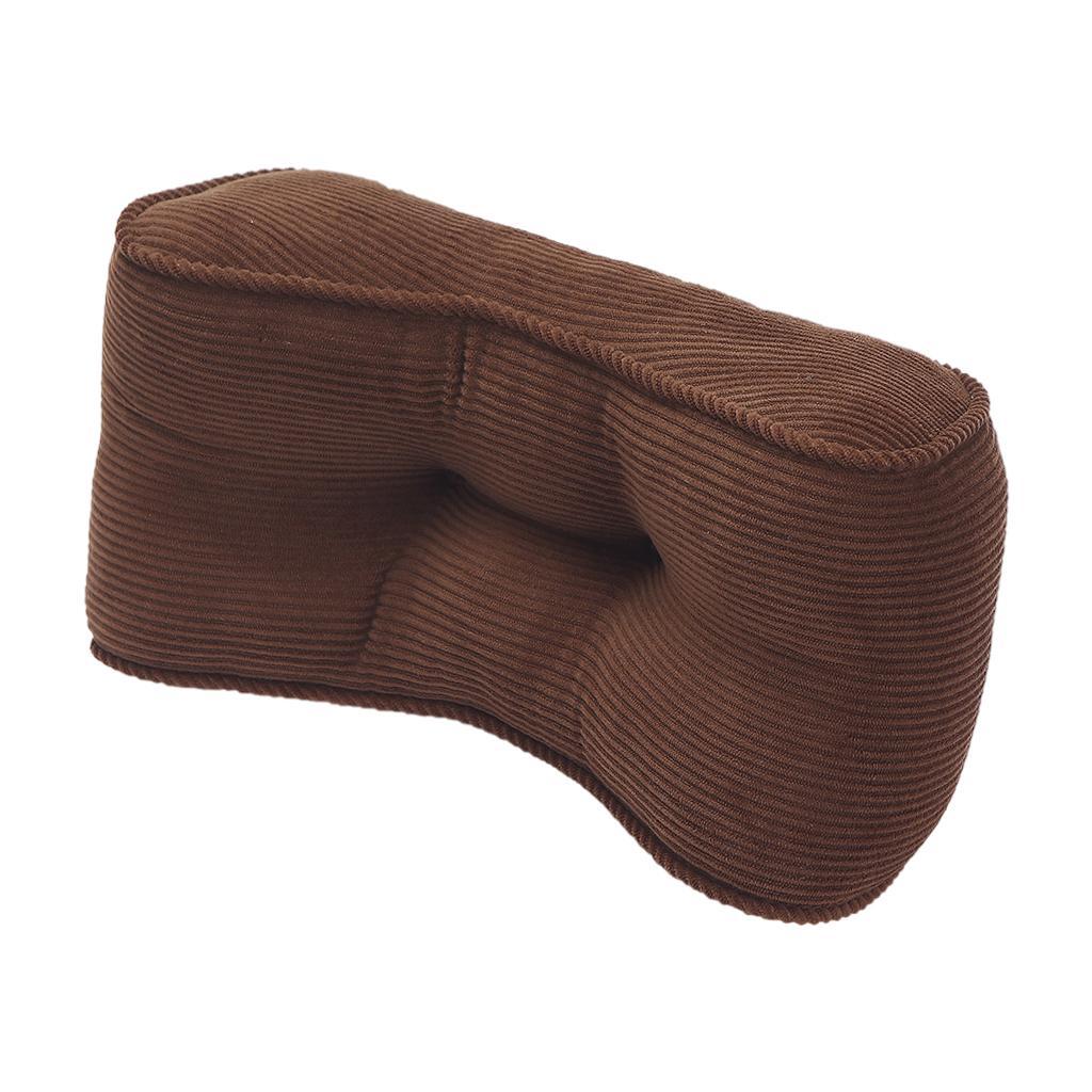 Corduroy Lumbar Back Support Cushion Waist Pillow Office Home Car Chair Coffee