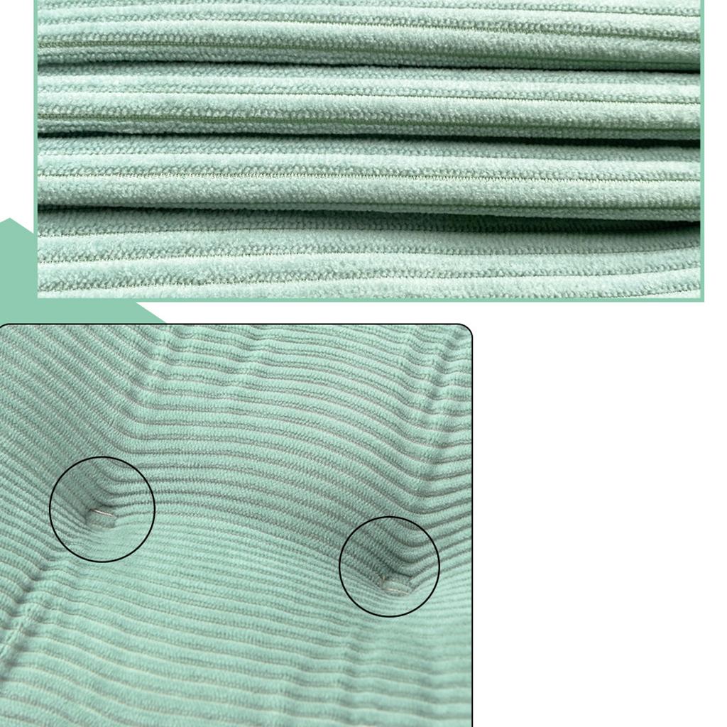Corduroy Lumbar Back Support Cushion Waist Pillow Office Home Car Chair Lake Green