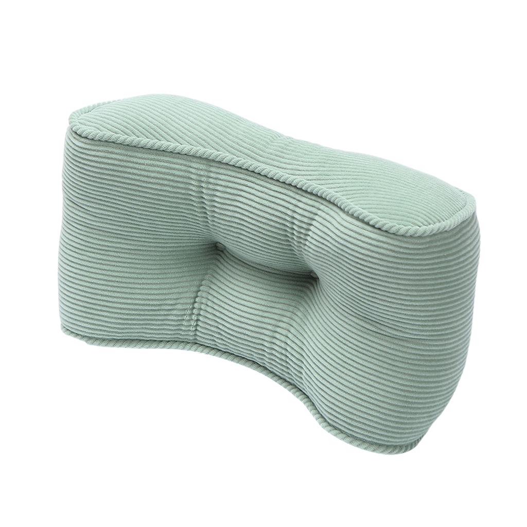 Corduroy Lumbar Back Support Cushion Waist Pillow Office Home Car Chair Lake Green