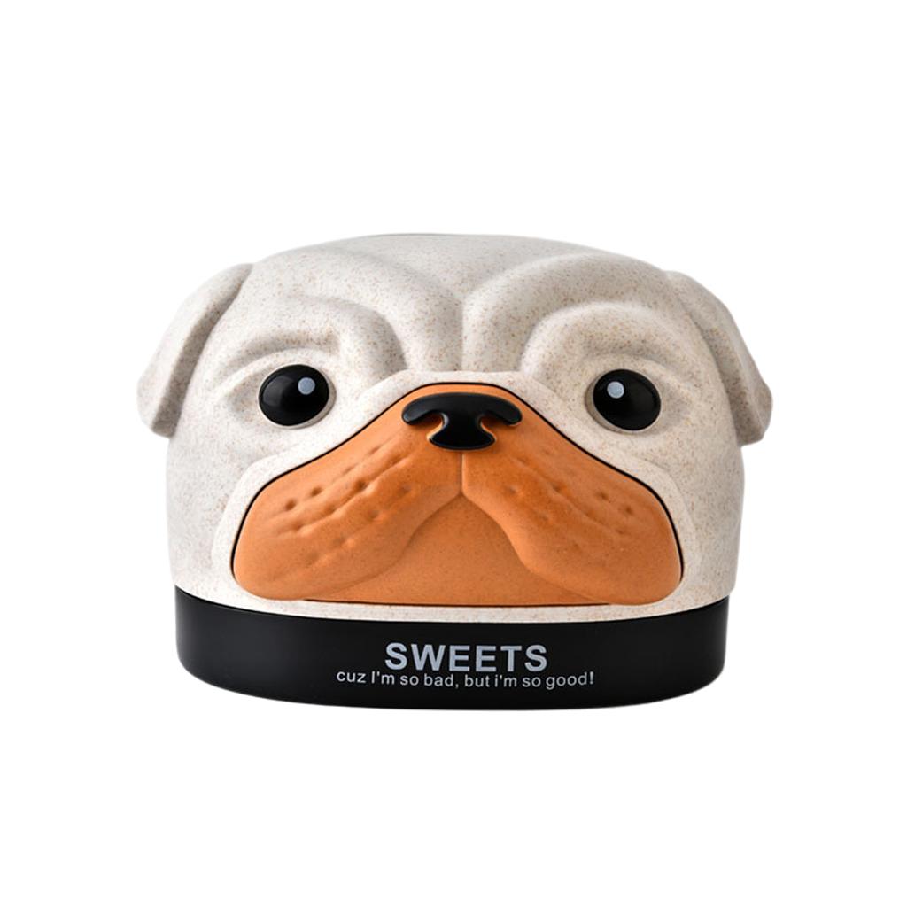 Cute Tissue Box Ornament Craft for Desktop Bedroom Kitchen beige dog