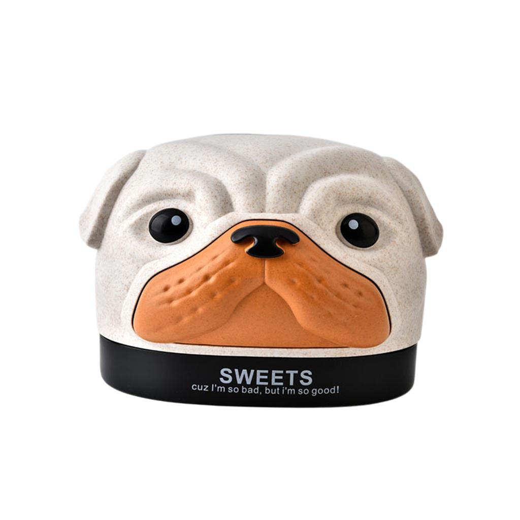 Cute Tissue Box Ornament Craft for Desktop Bedroom Kitchen beige dog