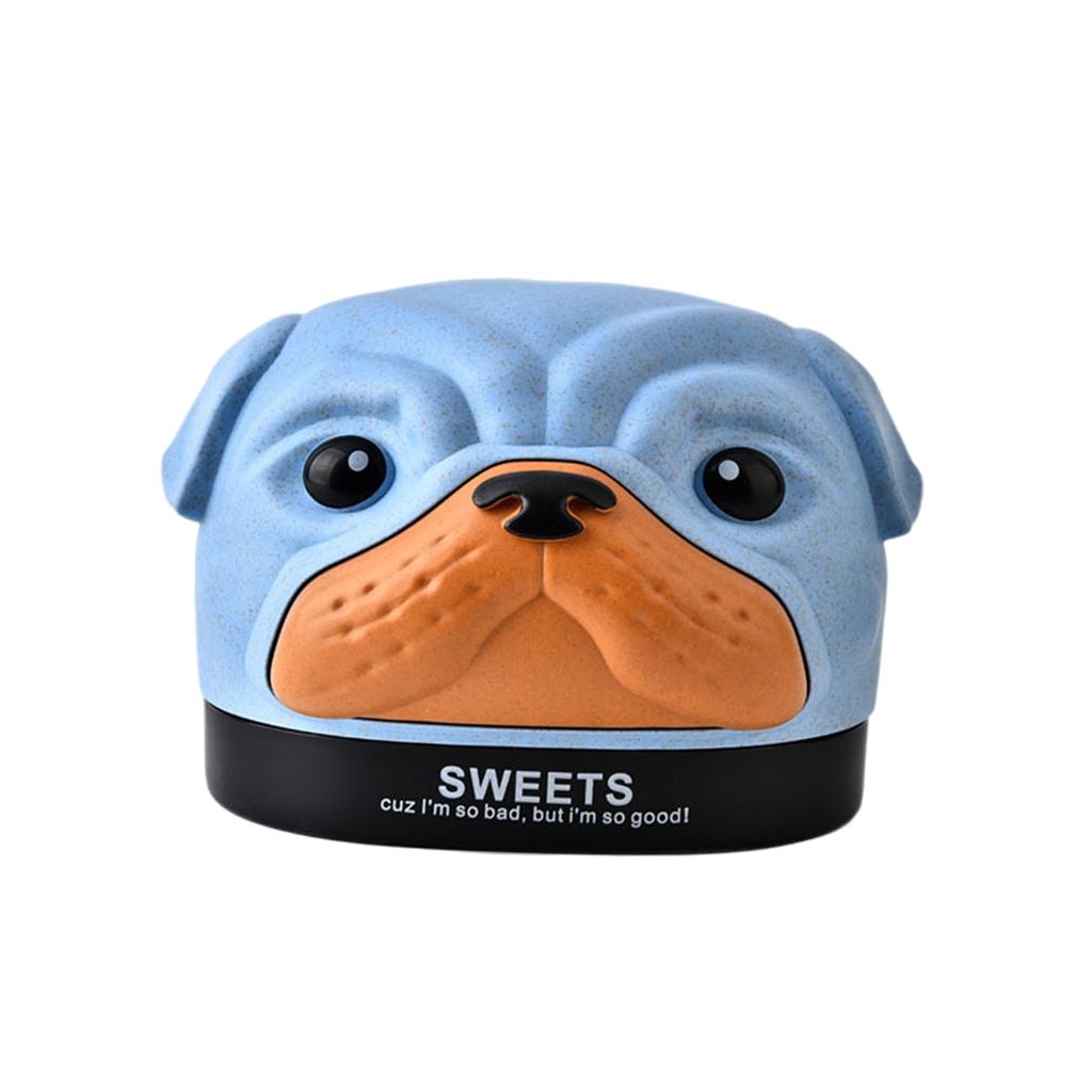 Cute Tissue Box Ornament Craft for Desktop Bedroom Kitchen blue dog