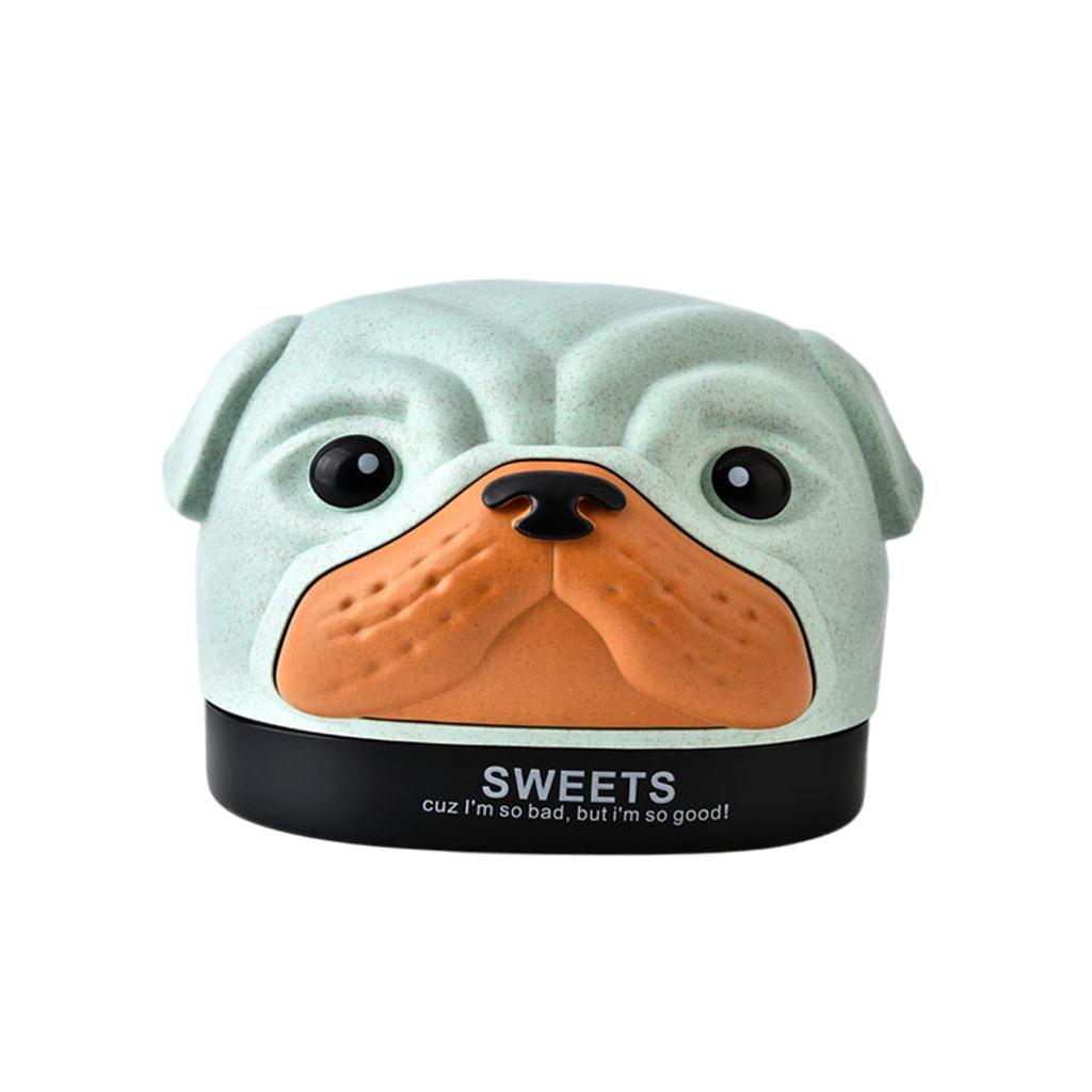 Cute Tissue Box Ornament Craft for Desktop Bedroom Kitchen green dog