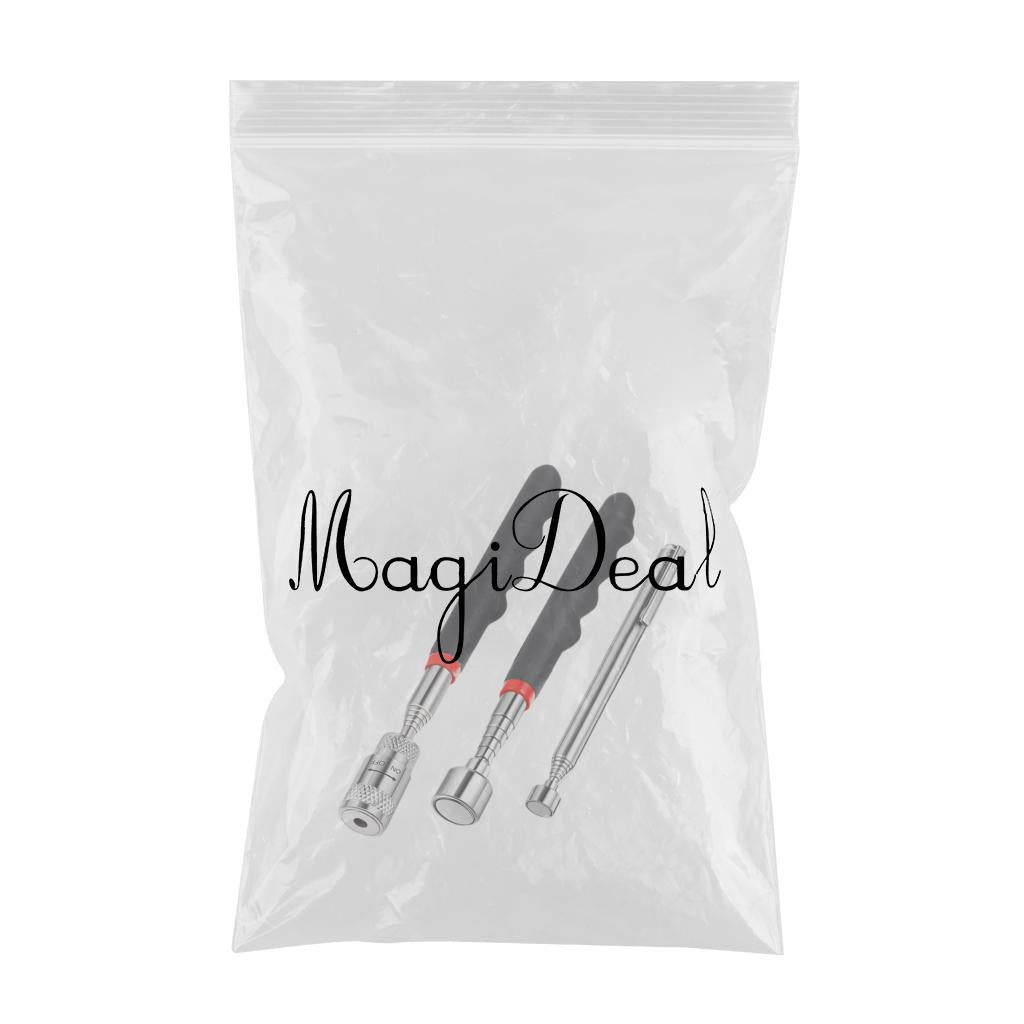 3pcs Magnetic Alloy Steel Telescopic Magnet Grip Pick-up Tool