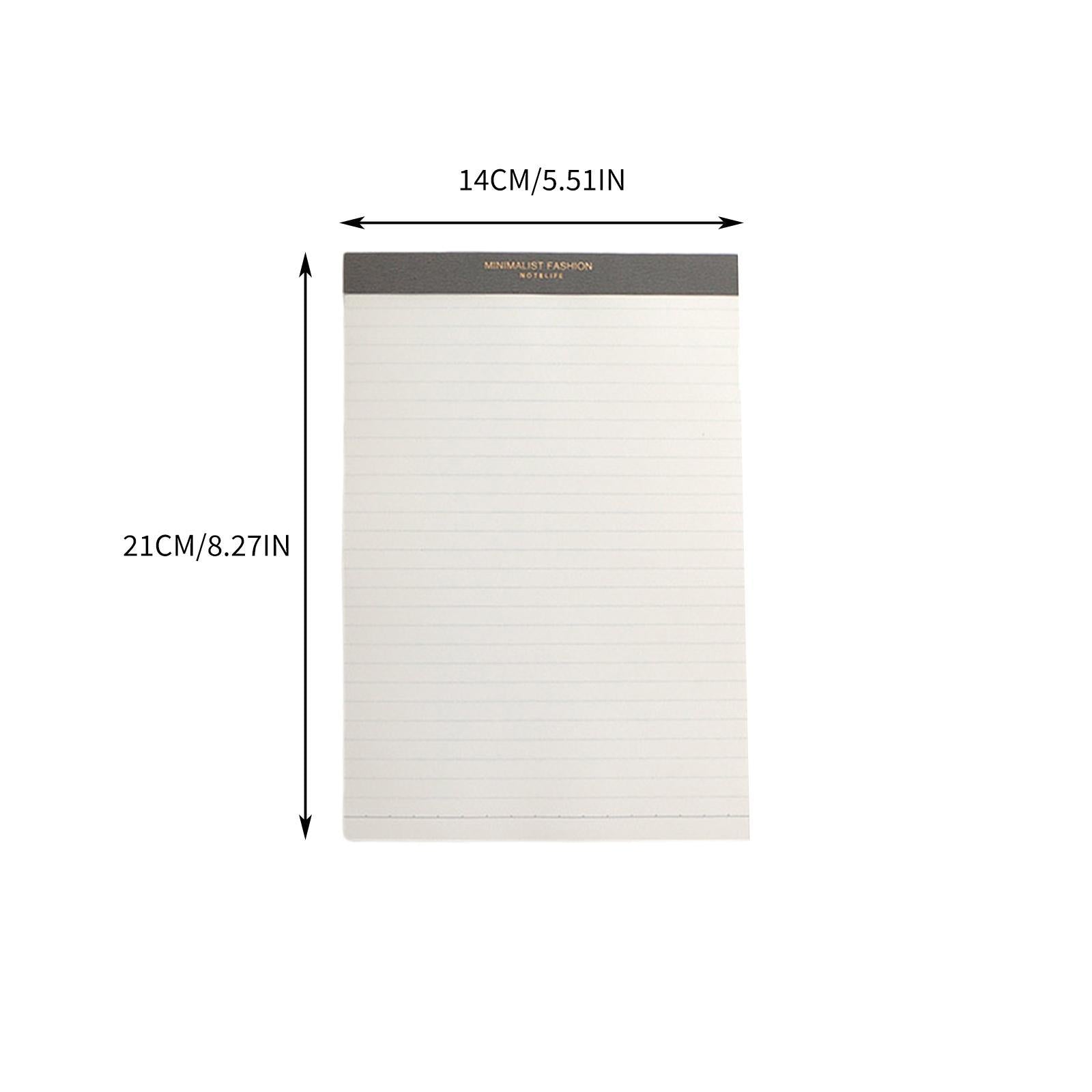 Journal Notebook 70 Sheet Paper Pads for Office, DIY Stationery, School A5 Horizontal line