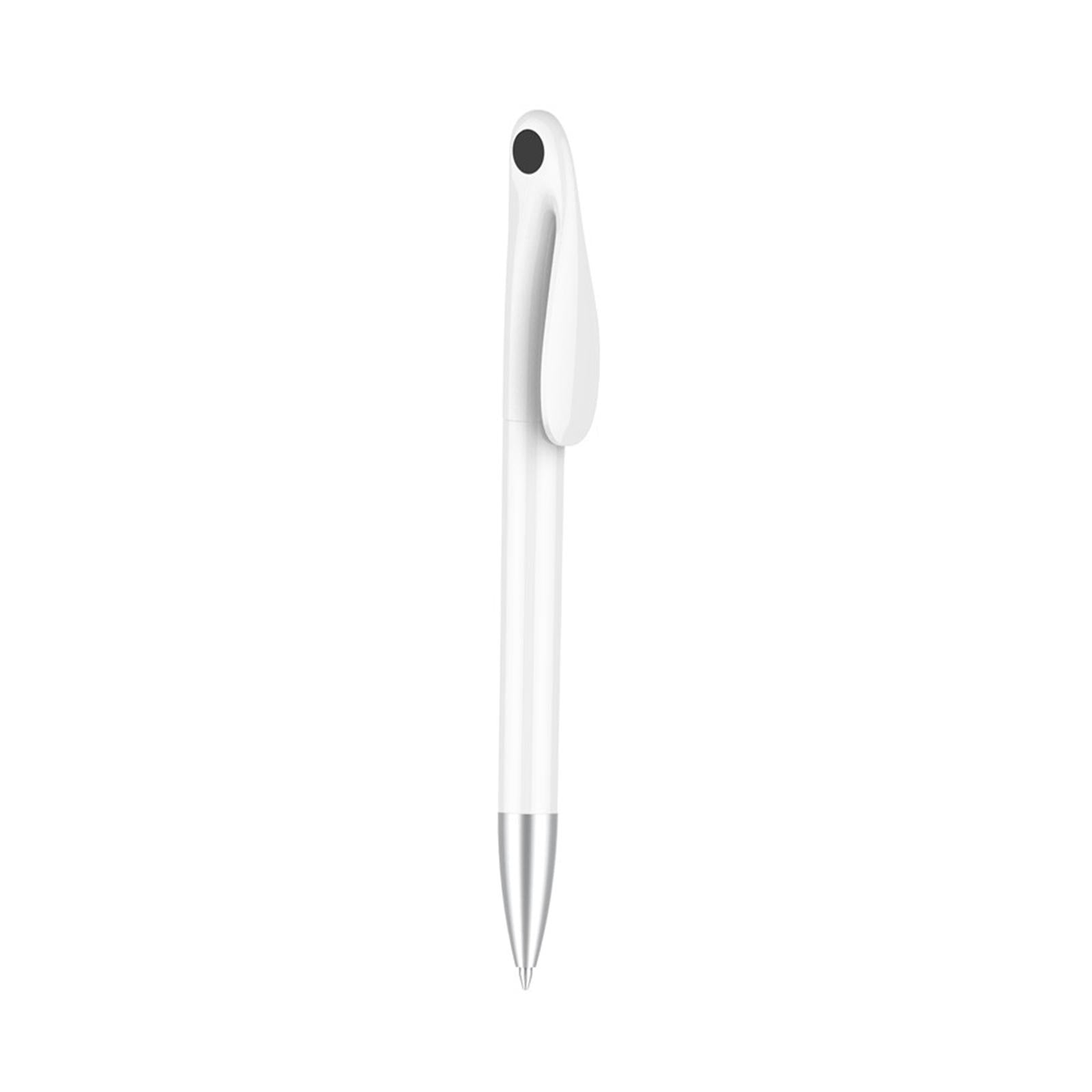 2xPlastic Ballpoint Pen 1.0mm Fineliner Continuous Ink Fashion for Draw Office Black Dot